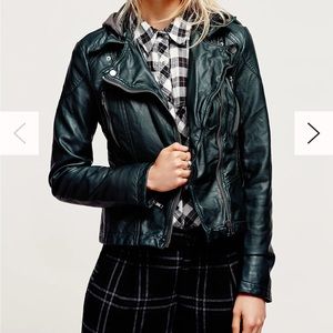 Free People Vegan Leather Jacket